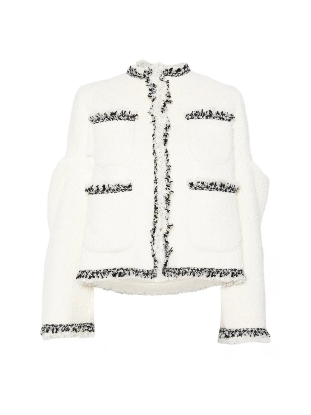 sacai Giacca in tweed - Toni neutri