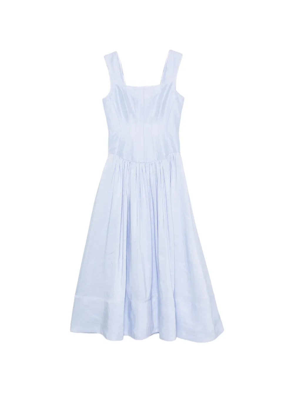 Aje Spirelle panelled midi dress - Blu
