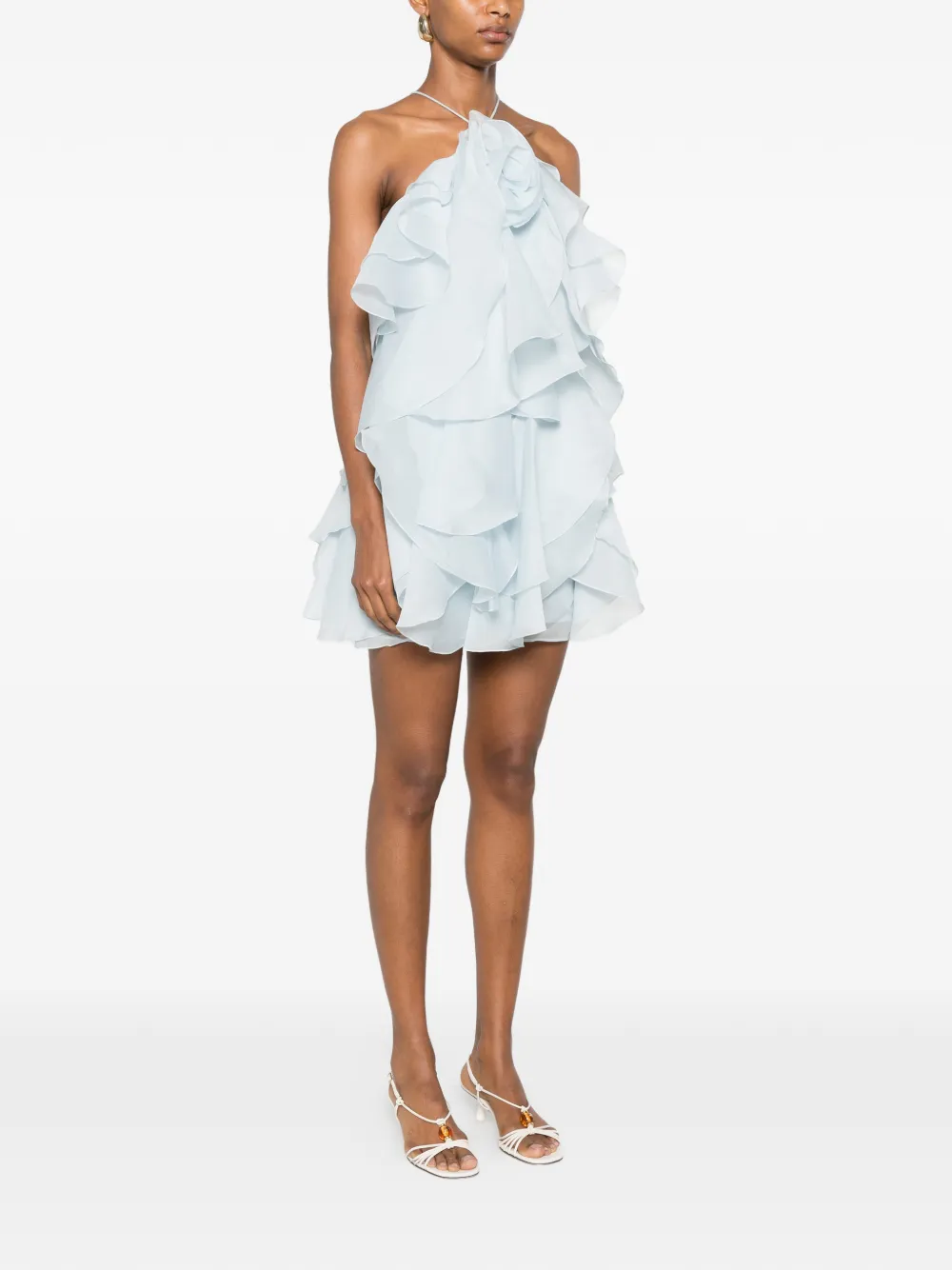 Aje Pandorea gelaagde mini-jurk Blauw