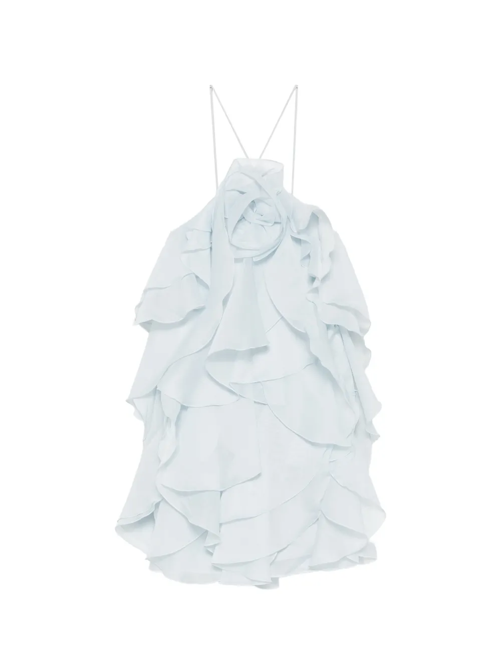 Aje Pandorea ruffled mini dress - Blu