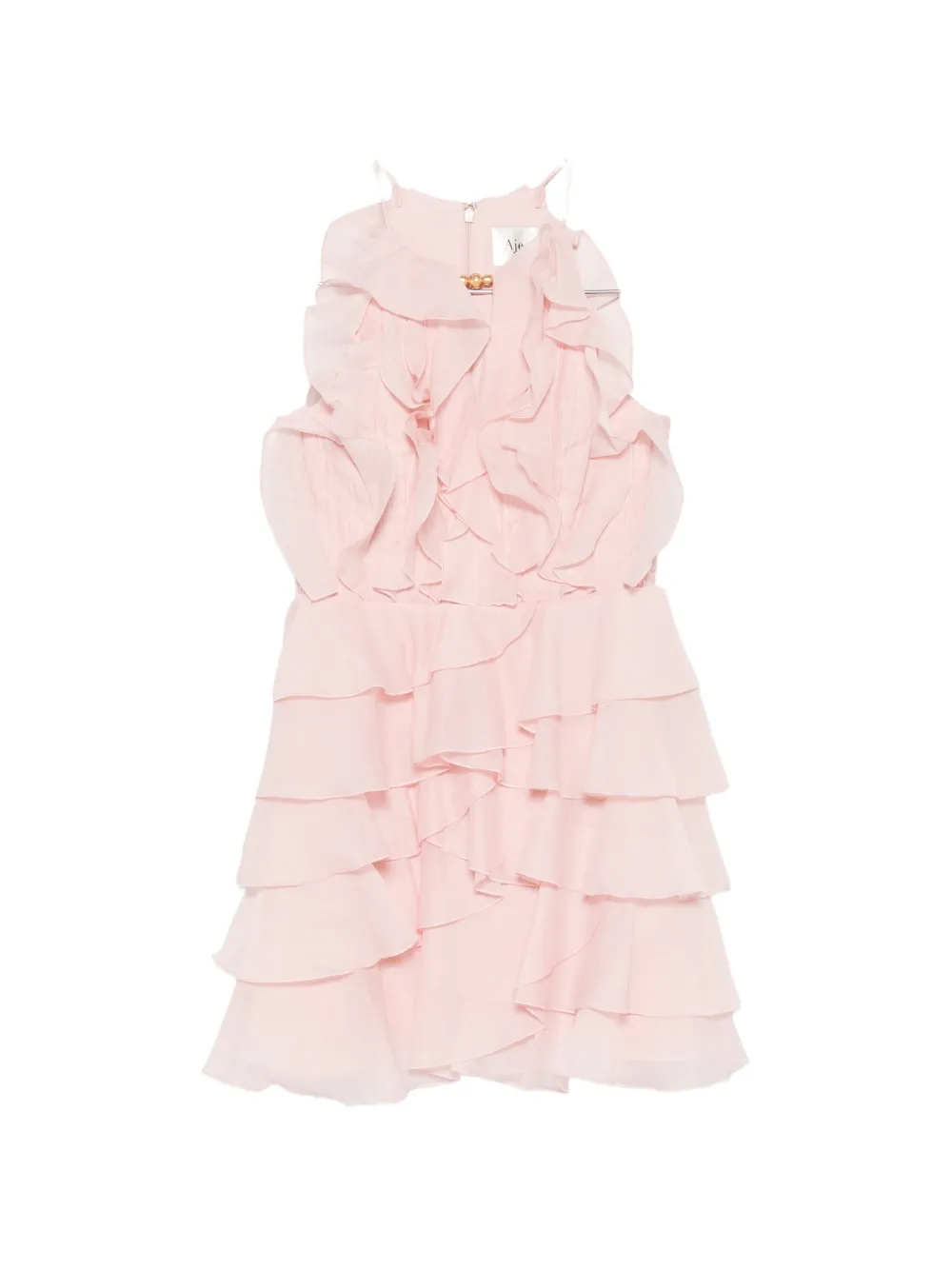 Aje Cleo ruffled mini dress - Rosa