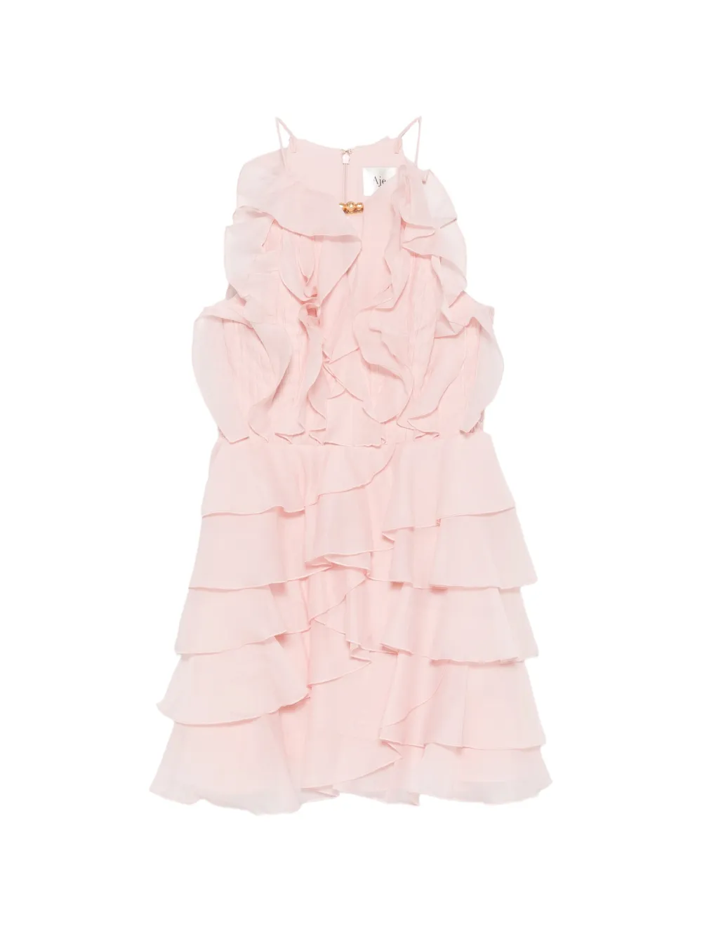 Aje Cleo ruffled mini dress - Rosa