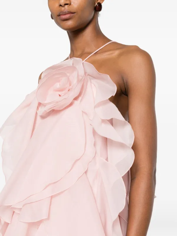 Pandorea Layered Maxi Dress In Colour Pastel Pink Size 6 - Womens Designer Dresses | Aje Pandorea Layered Maxi Dress In Colour Pastel Pink Size 6 - Womens Designer Dresses | Aje