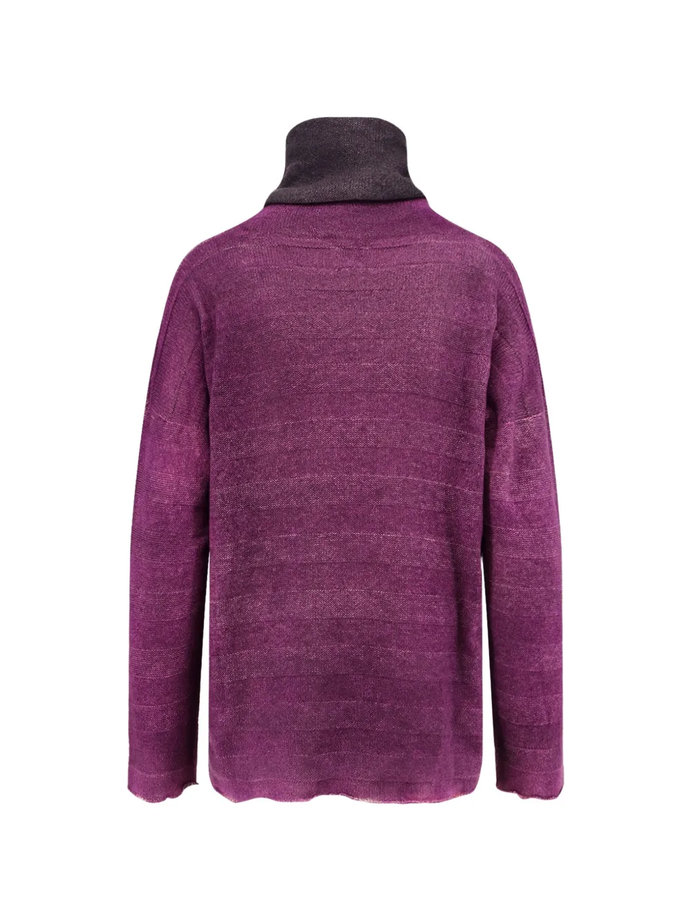 f cashmere Ribgebreide coltrui Paars