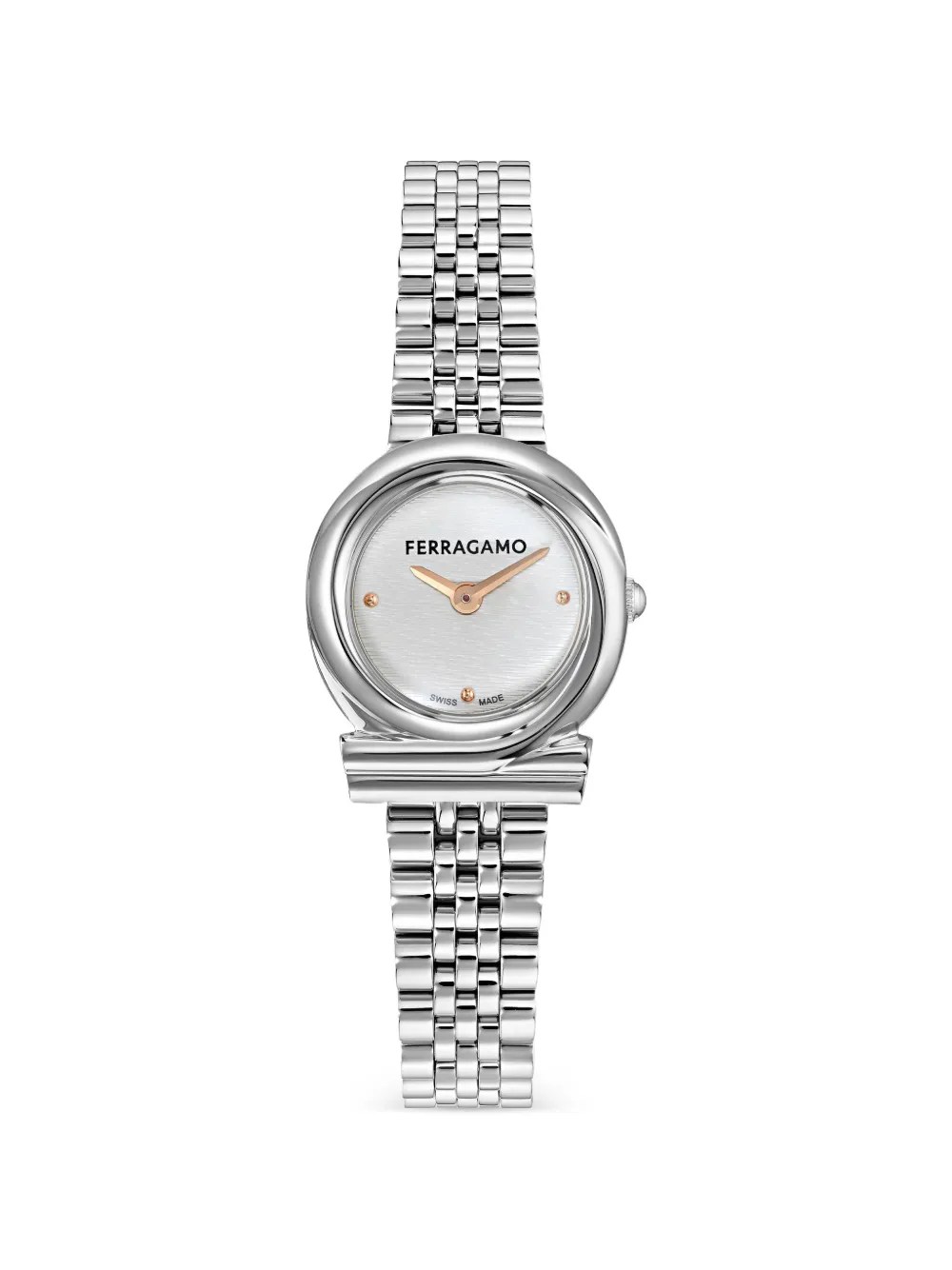 Ferragamo Twisted 23mm watch - Argento