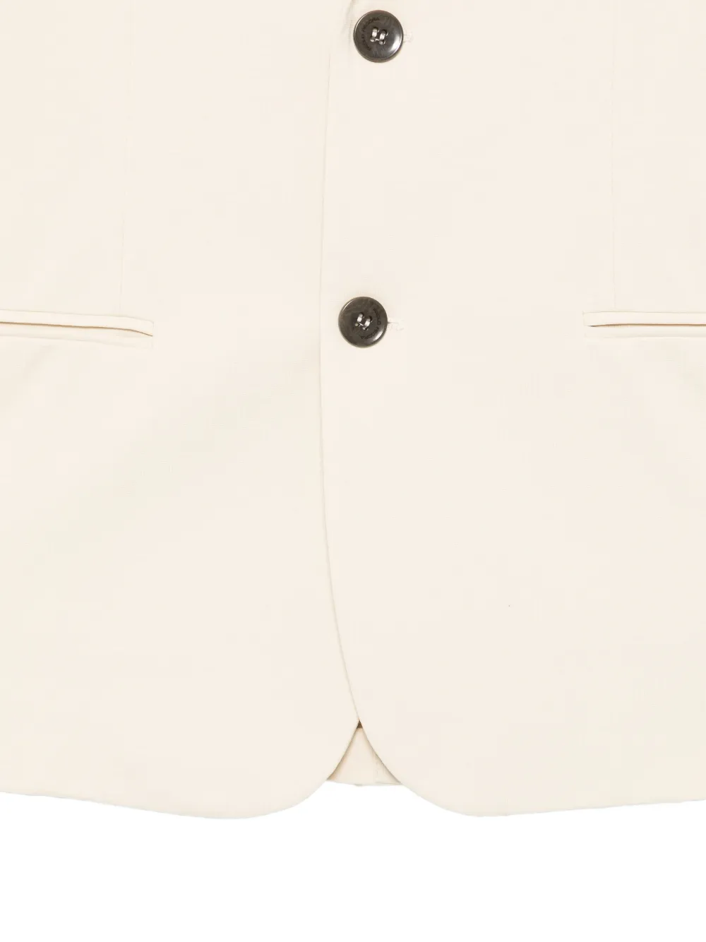  Paolo Pecora Kids Button Blazer - Neutrals 