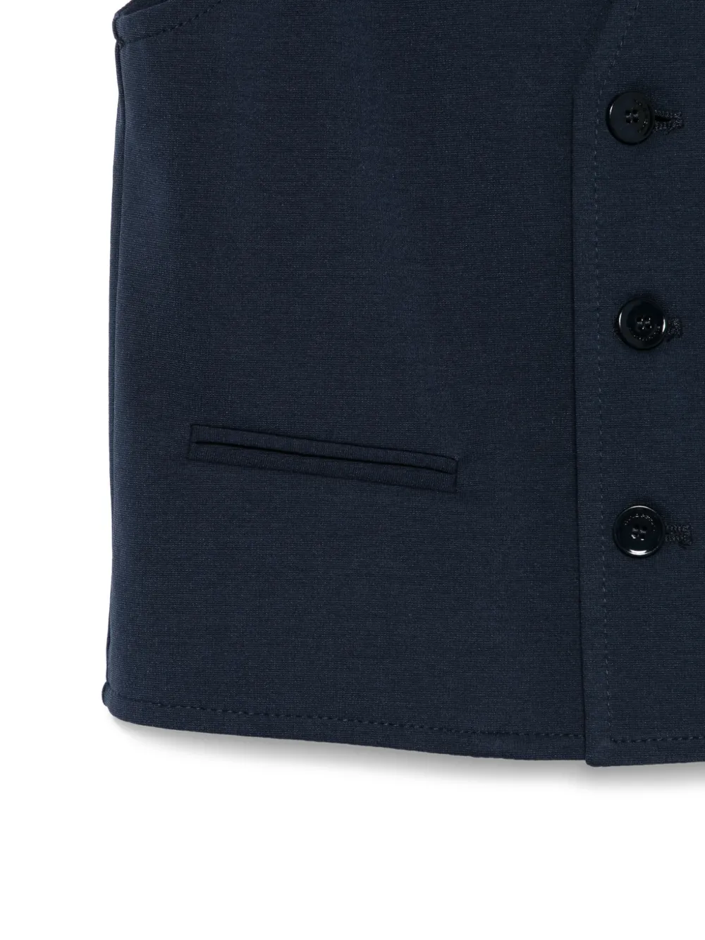 Paolo Pecora Kids Gilet met knopen Blauw