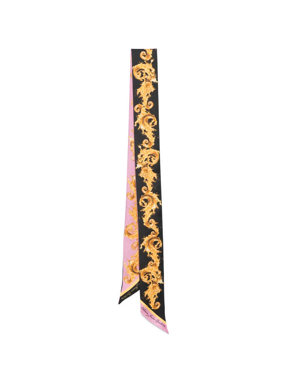 Versace Jeans Couture baroque-print scarf - Rosa