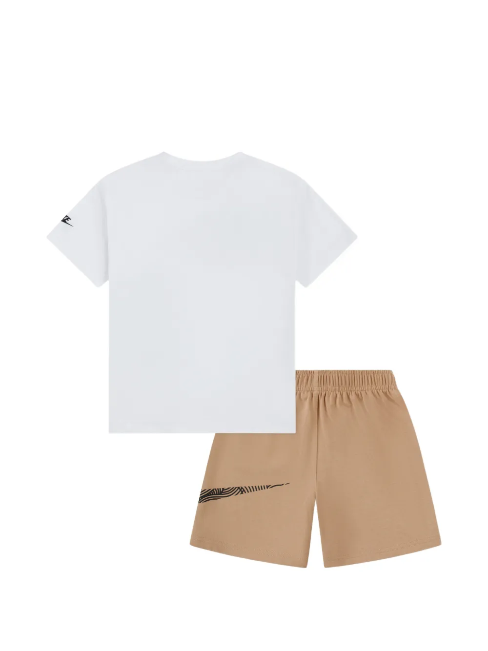 Nike Kids Elastische shorts met logo Wit