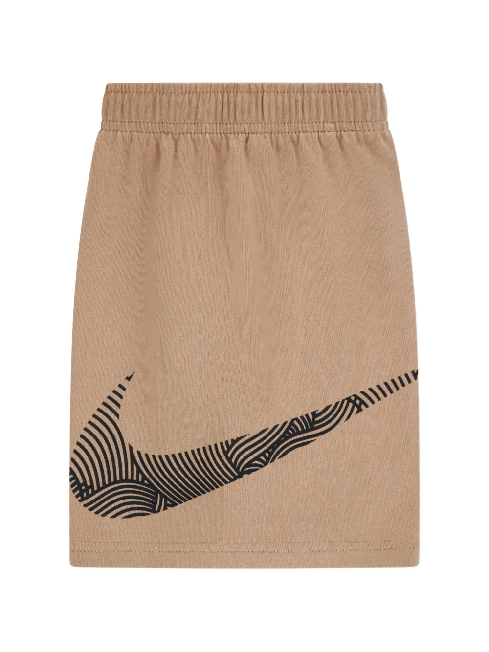 Nike Kids Elastische shorts met logo Wit