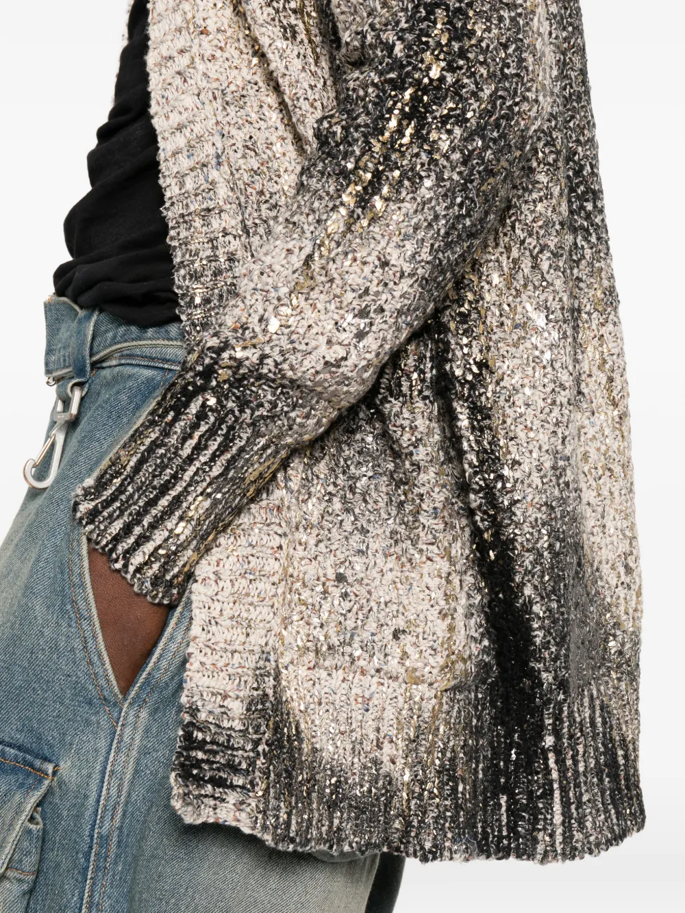 Sequin Pocket Cardigan