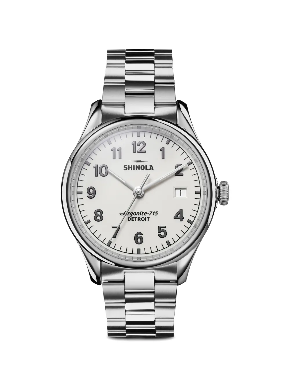 Shinola Vinton 38mm - Bianco