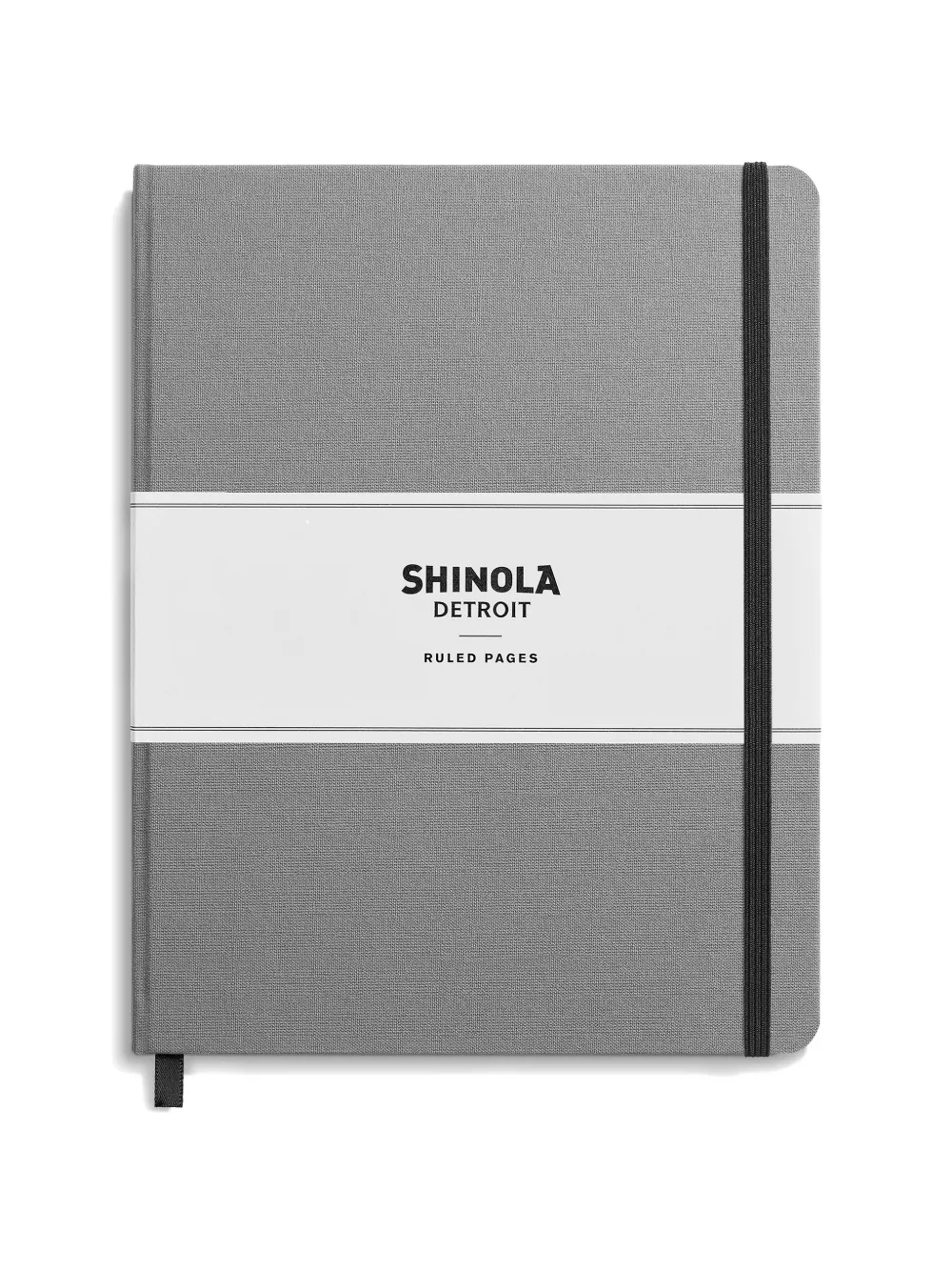  Shinola Large Hard Plain Journal - Grey 