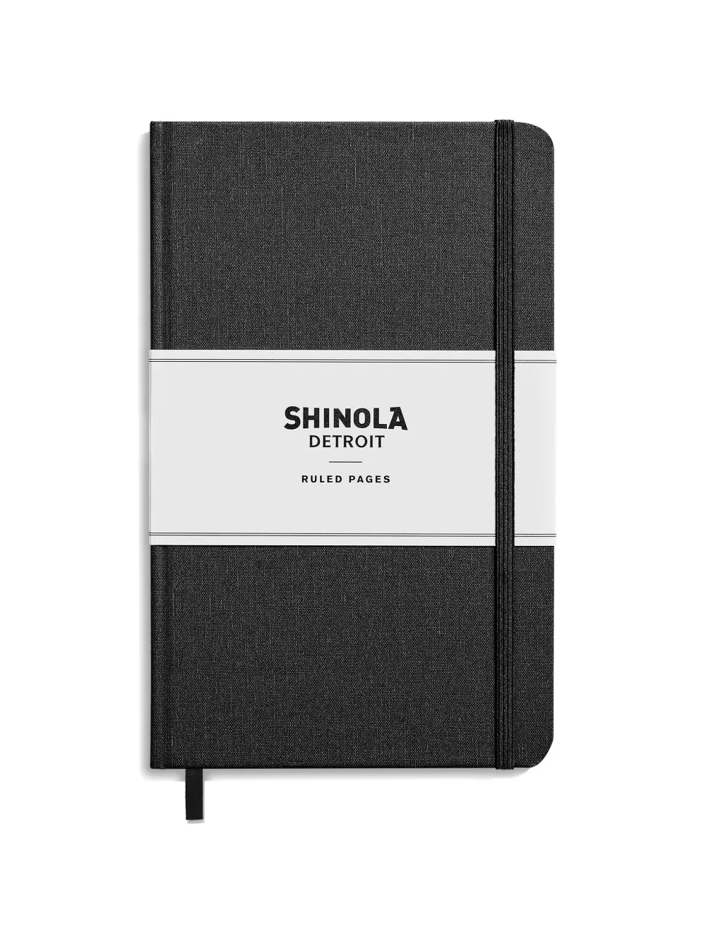  Shinola Medium Hard Grid Journal - Black 