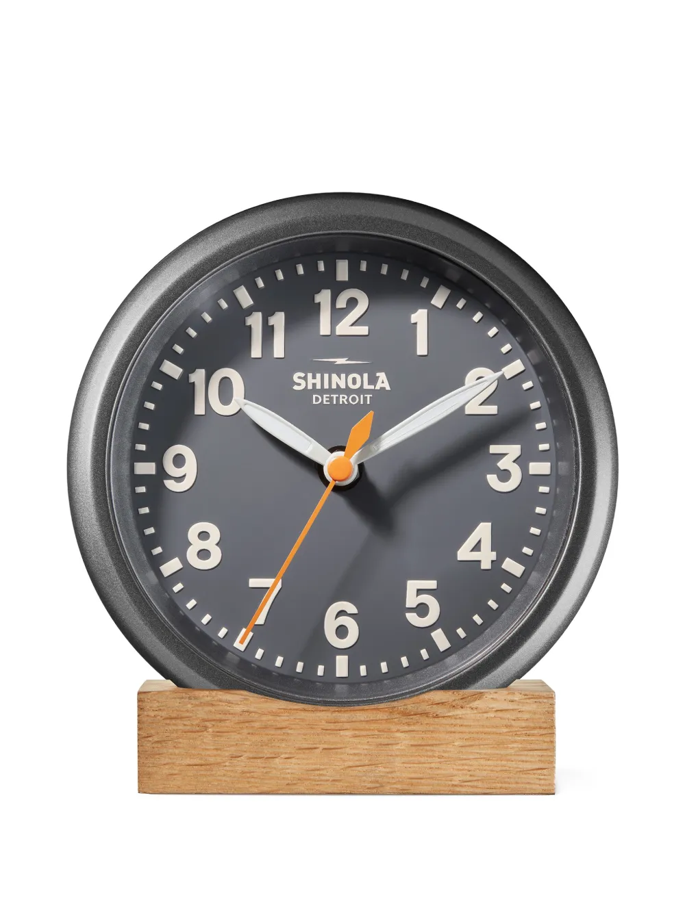 Shinola 6" Runwell desk clock - Grigio