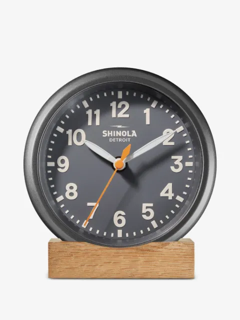 Shinola 6" Runwell desk clock