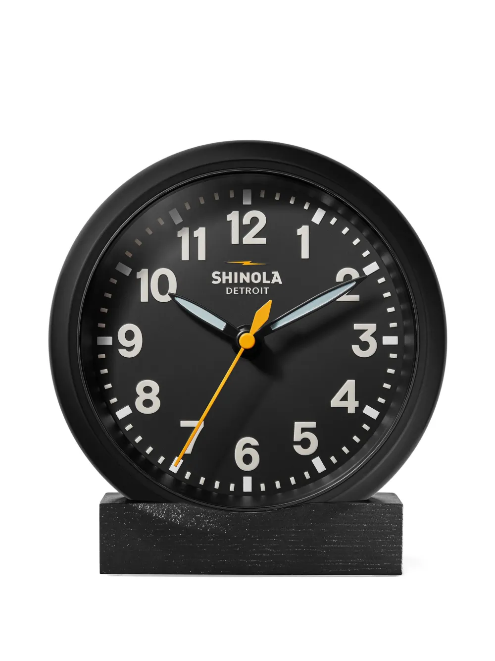 Shinola 6" Runwell desk clock - Nero