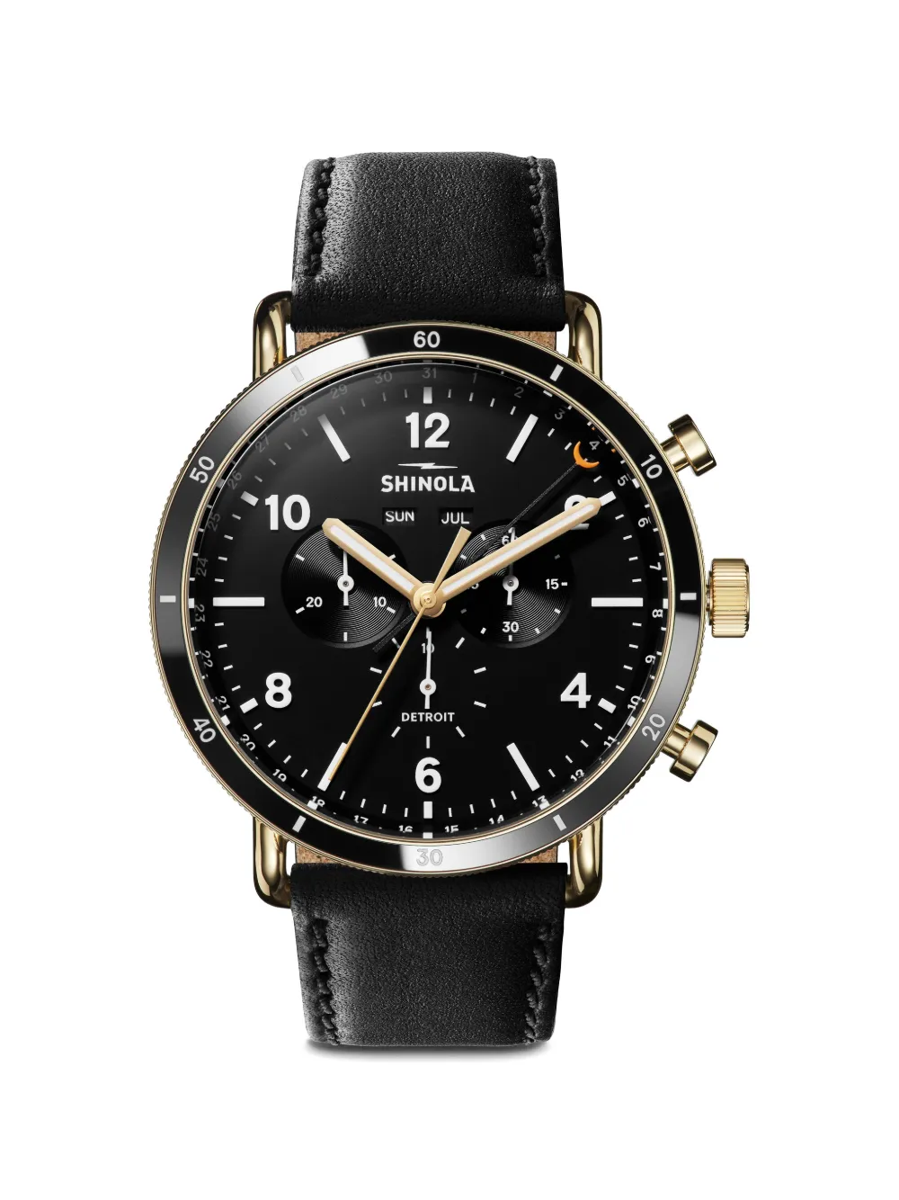 Shinola Canfield Sport 45mm watch - Nero