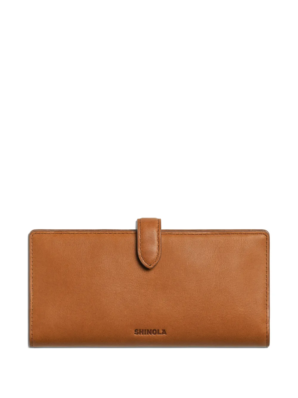 Shinola Continental Snap leather wallet - Toni neutri