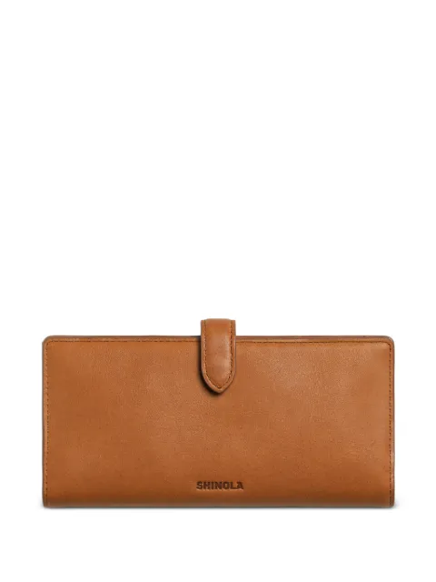Shinola Continental Snap leather wallet