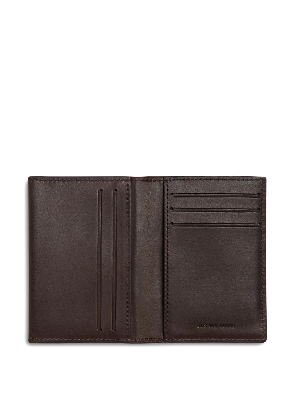  Shinola Folded Card Holder Wallet - Brown 
