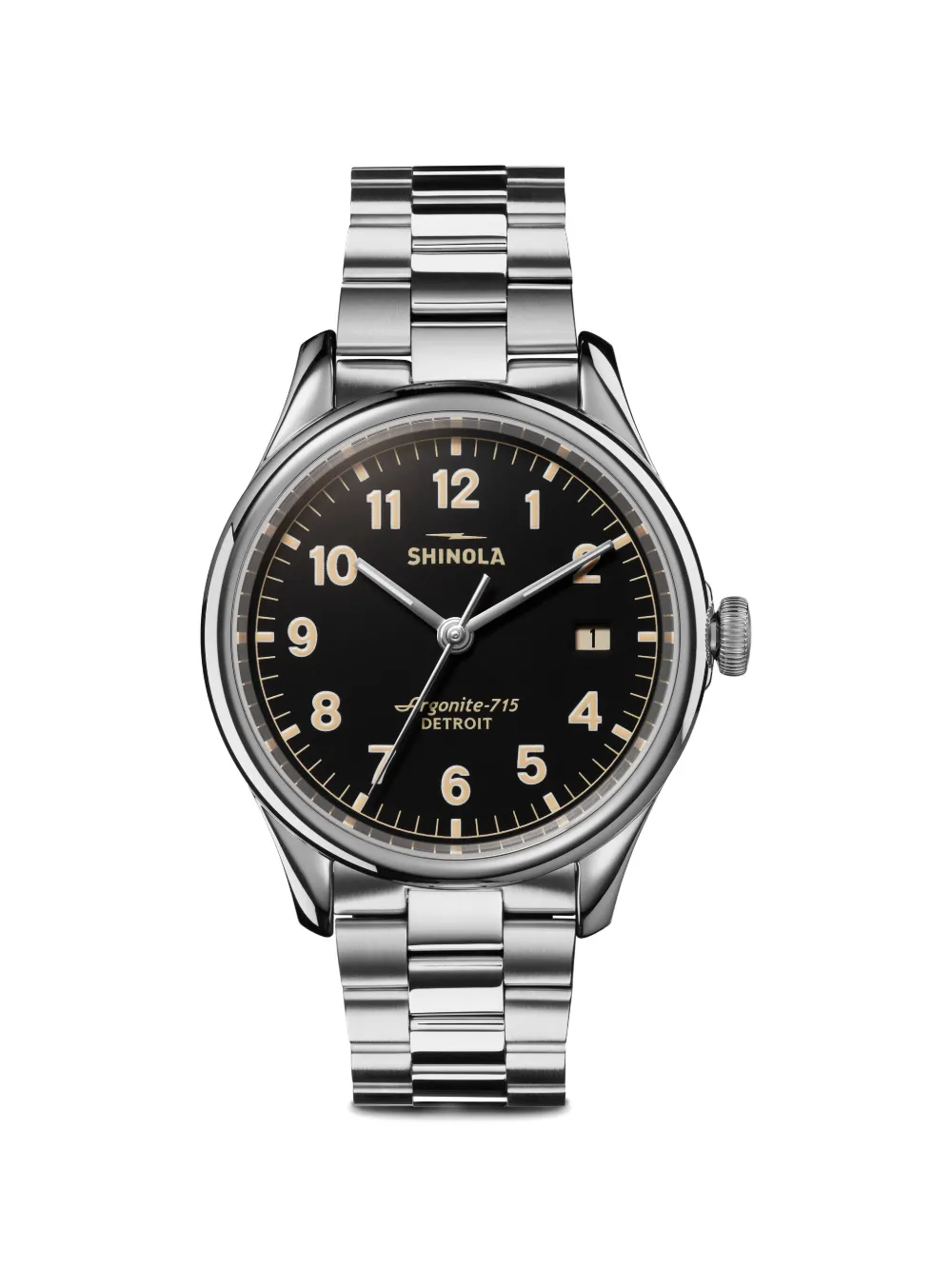 Shinola Vinton 38mm - Nero