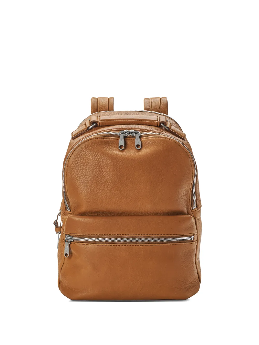 Shinola Runwell zipped backpack - Marrone