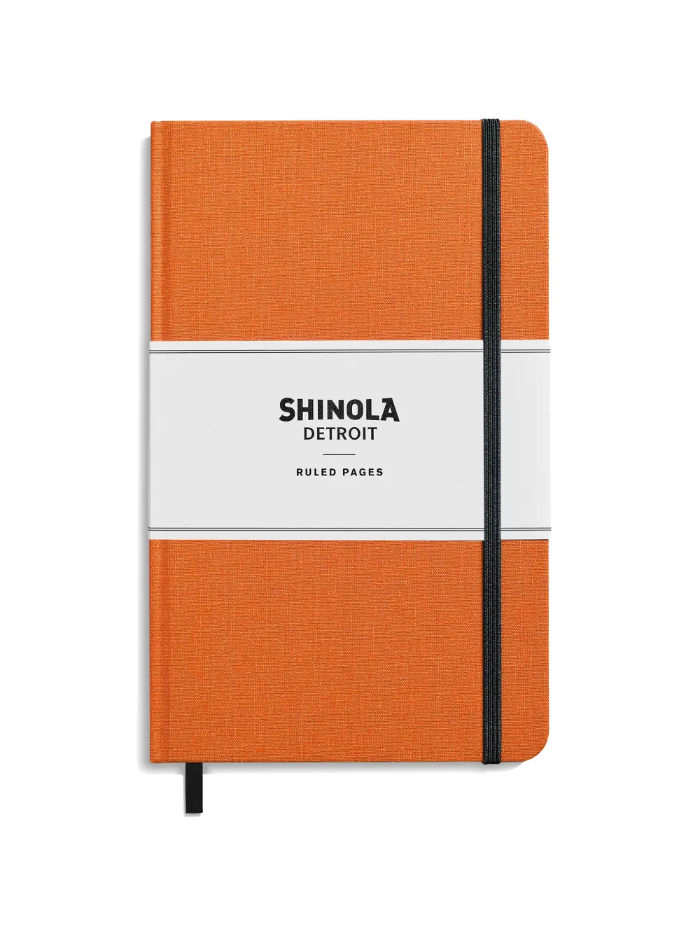  Shinola Medium Hard Ruled Journal - Orange 