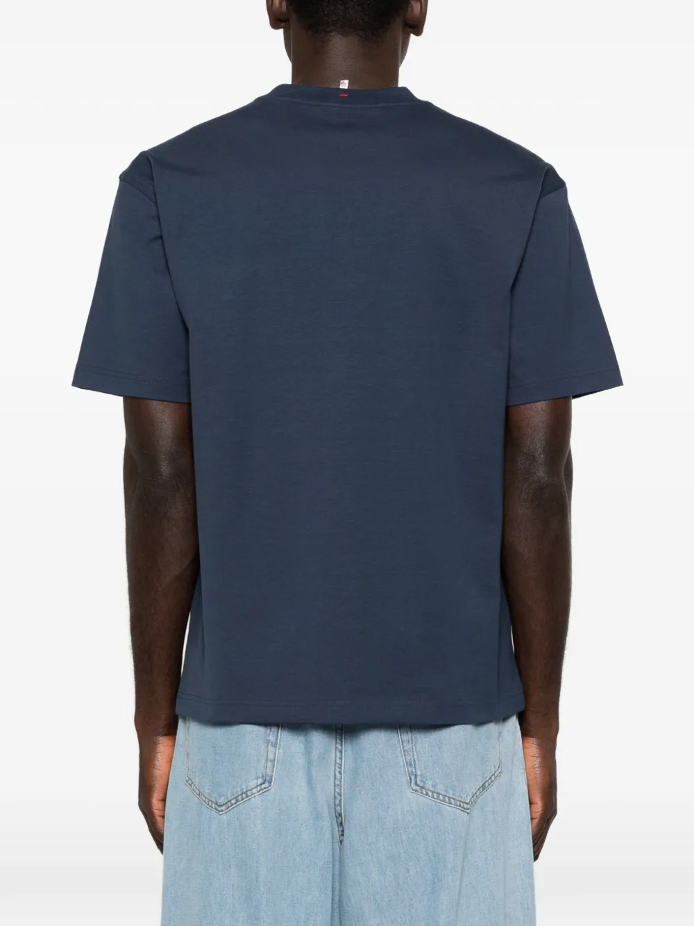 Moncler Grenoble T-shirt met borstzak Blauw