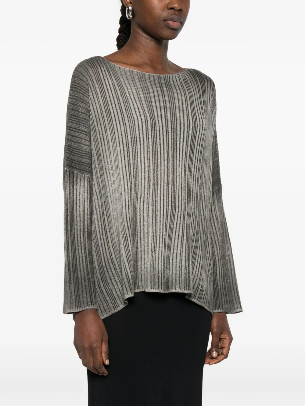  Avant Toi Ribbed Knitwear - Grey 