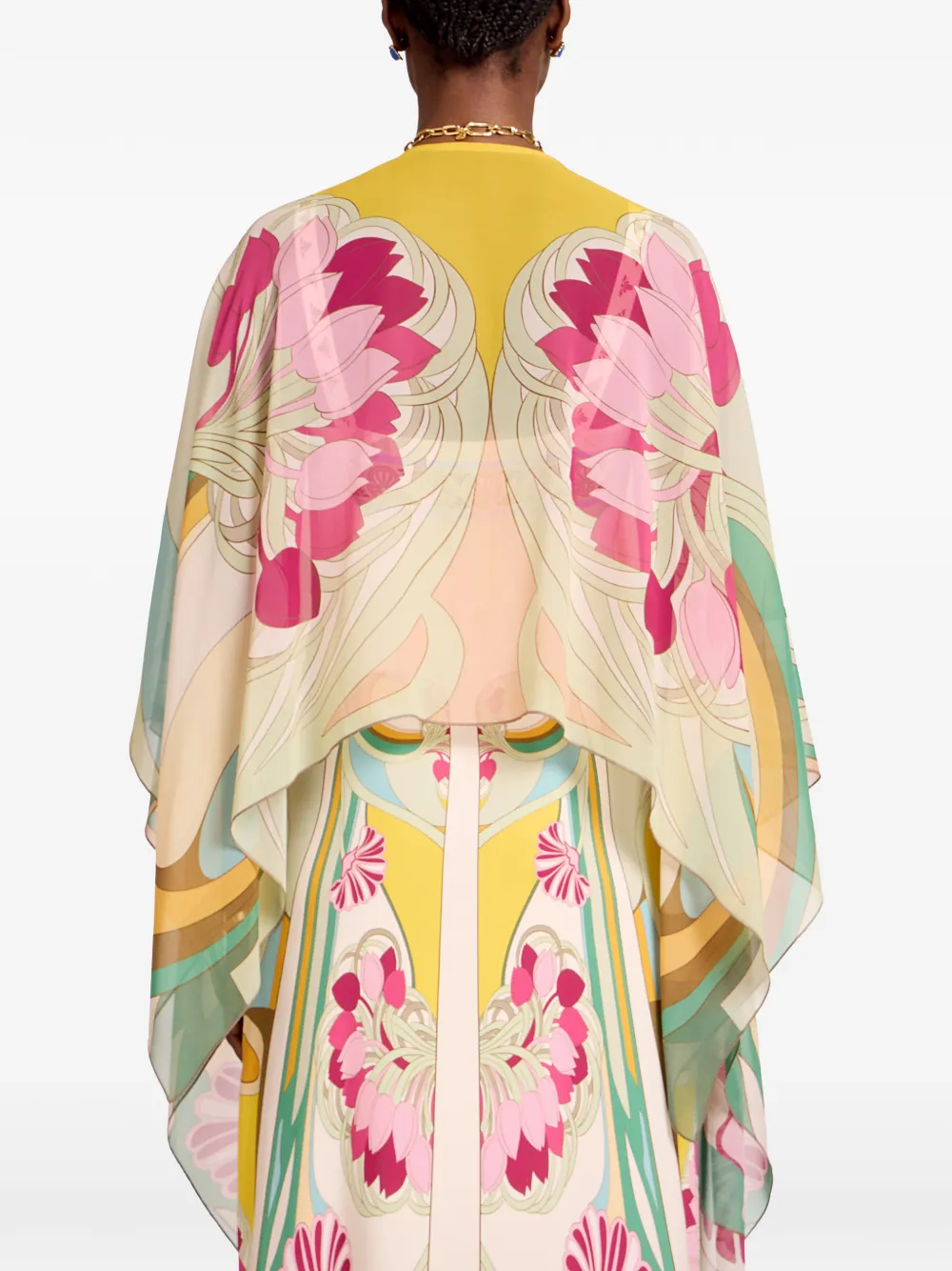  La Doublej Maria Cape - Green 