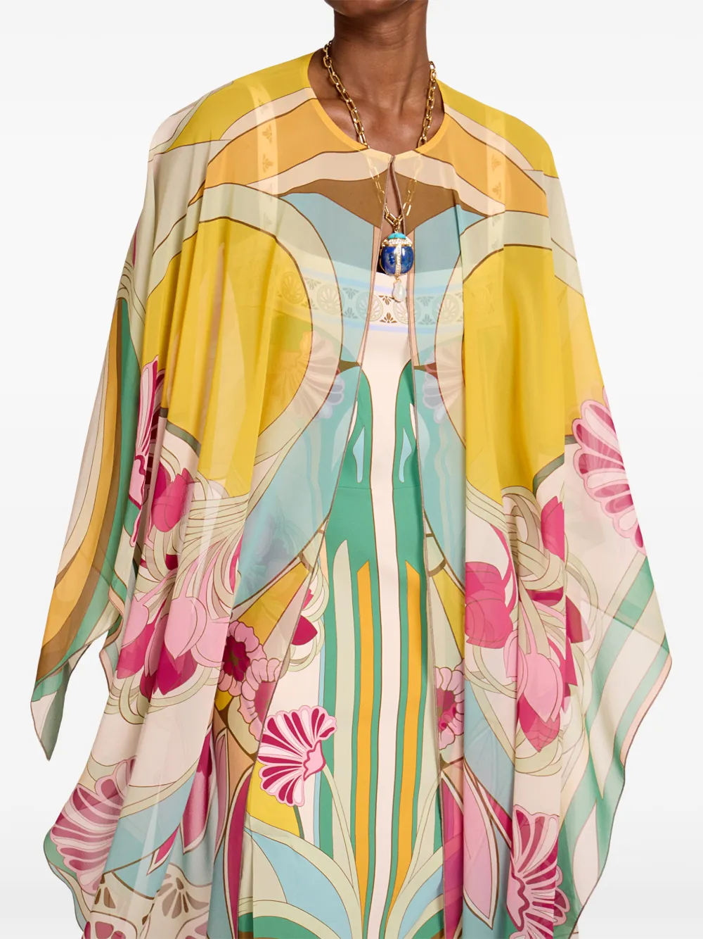  La Doublej Maria Cape - Green 