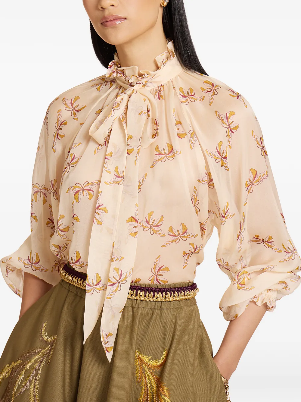  La Doublej Cerere Blouse - Neutrals 