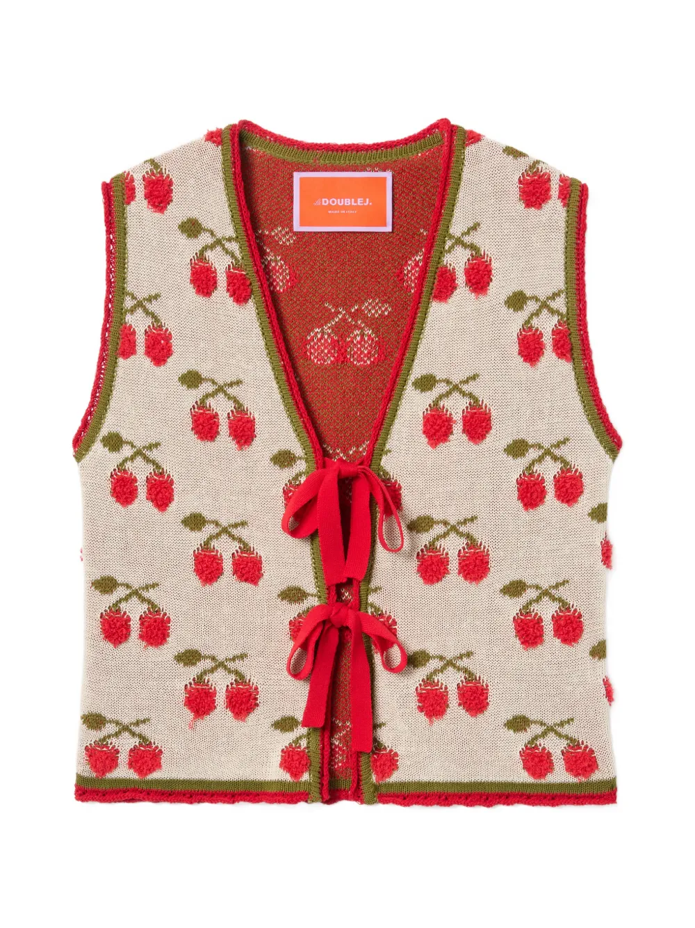 La DoubleJ Gilet con stampa - Toni neutri