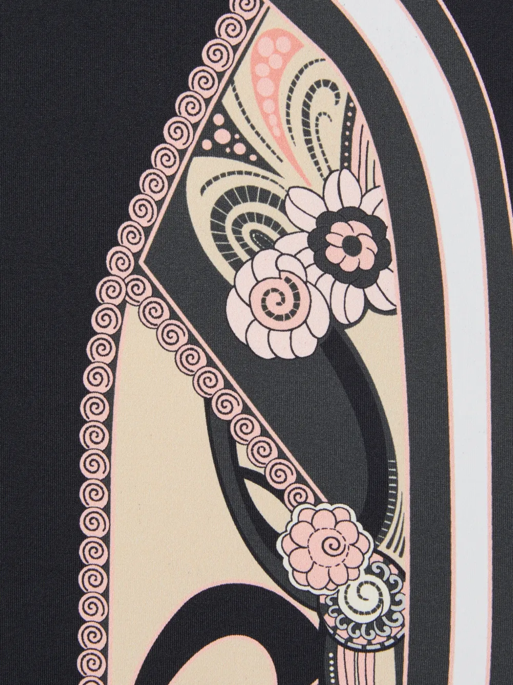 La DoubleJ Sunset badpak met bloemenprint Zwart