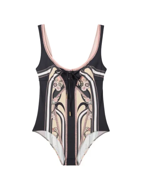 La DoubleJ Sunset floral print swimsuit