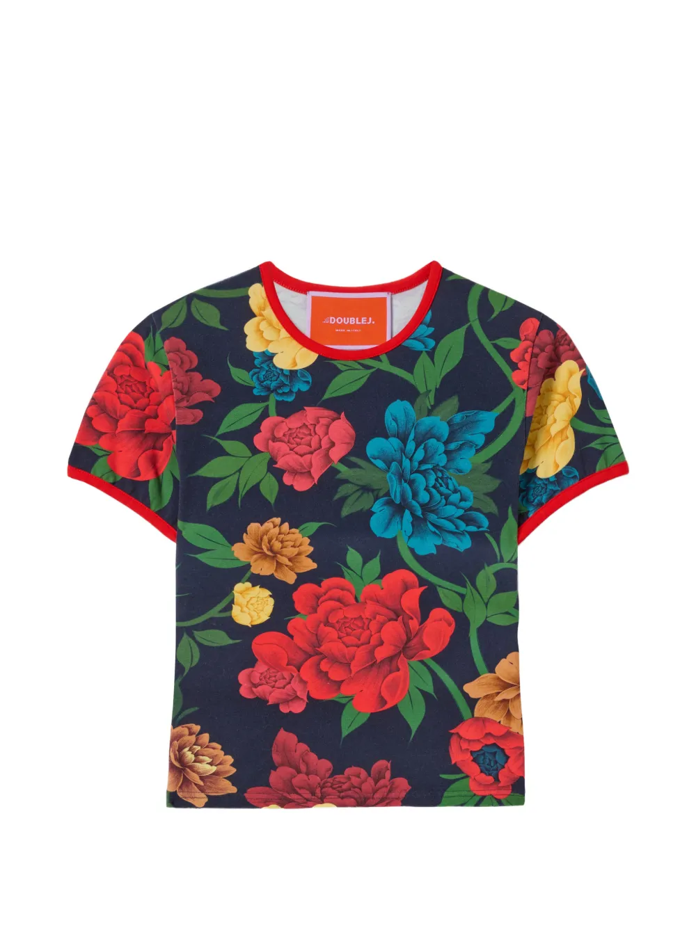 La DoubleJ The Cu-Tee crop top - Blu