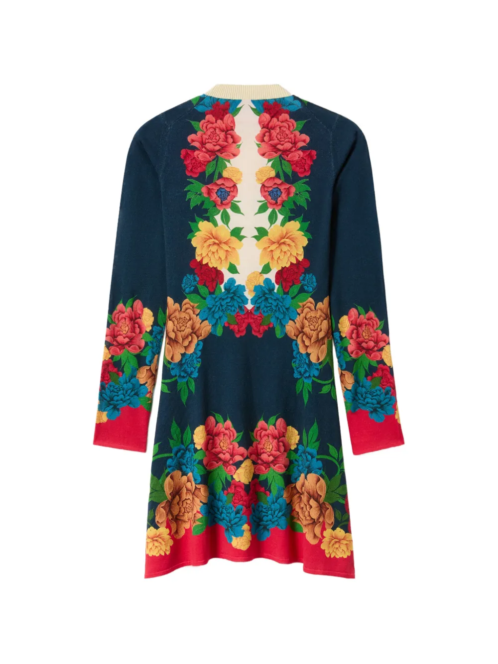 La DoubleJ Jurk met bloemenprint Blauw