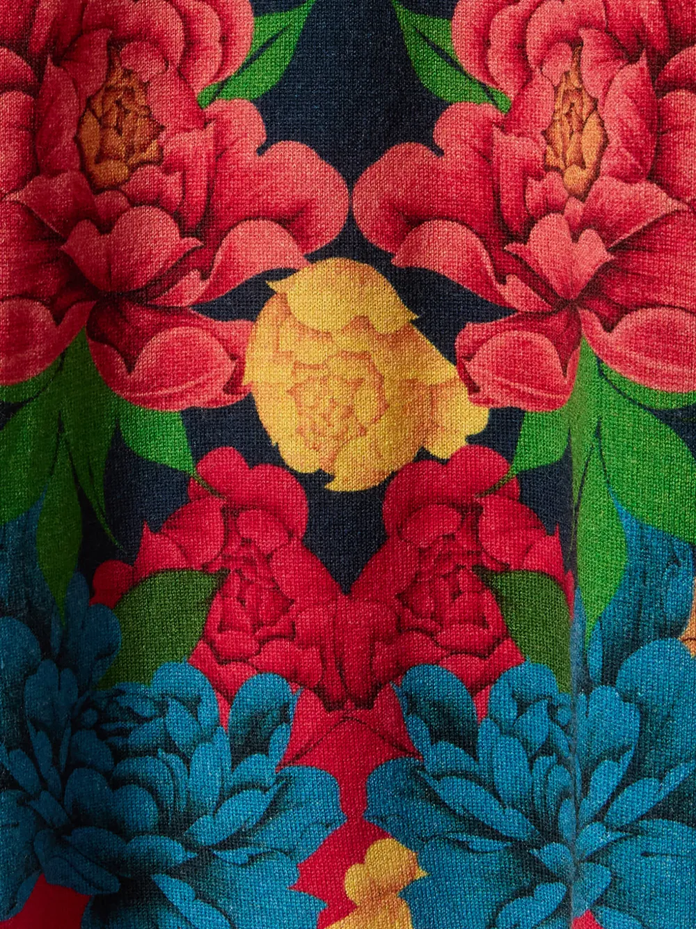 La DoubleJ Jurk met bloemenprint Blauw