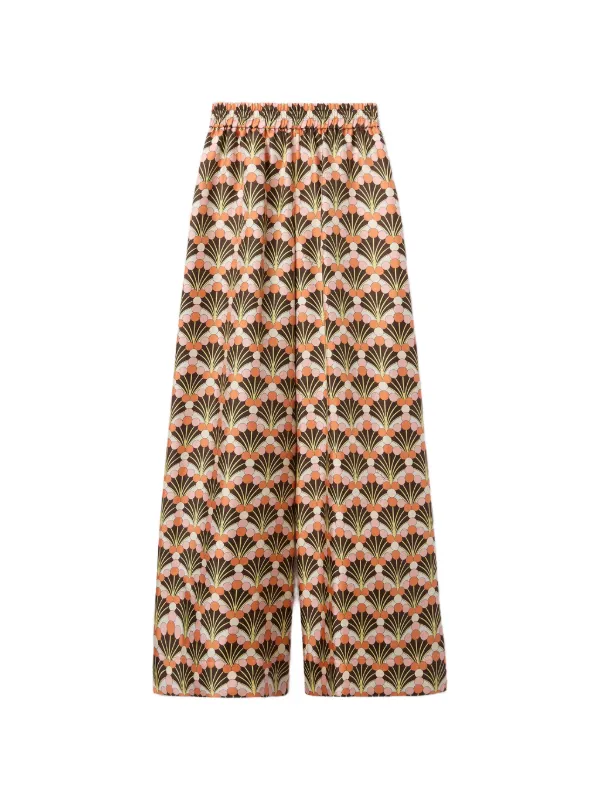 La DoubleJ Palazzo Trousers in Brown