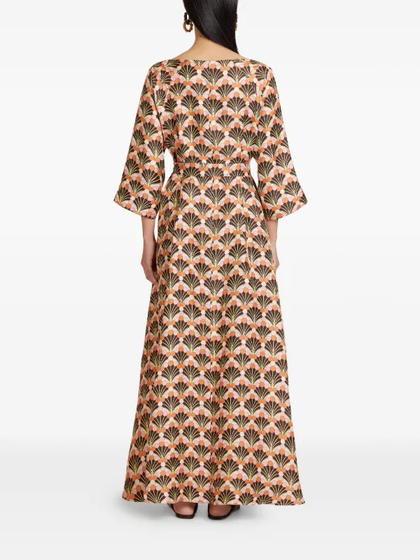 long muumuu dresses Hawaiian Muumuu Ohia Lehua Long Flare Dress