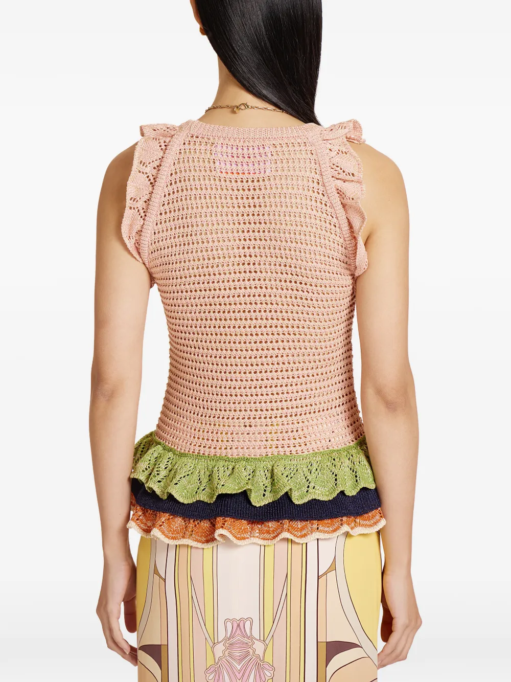 La DoubleJ Eight Counts cropped top Roze