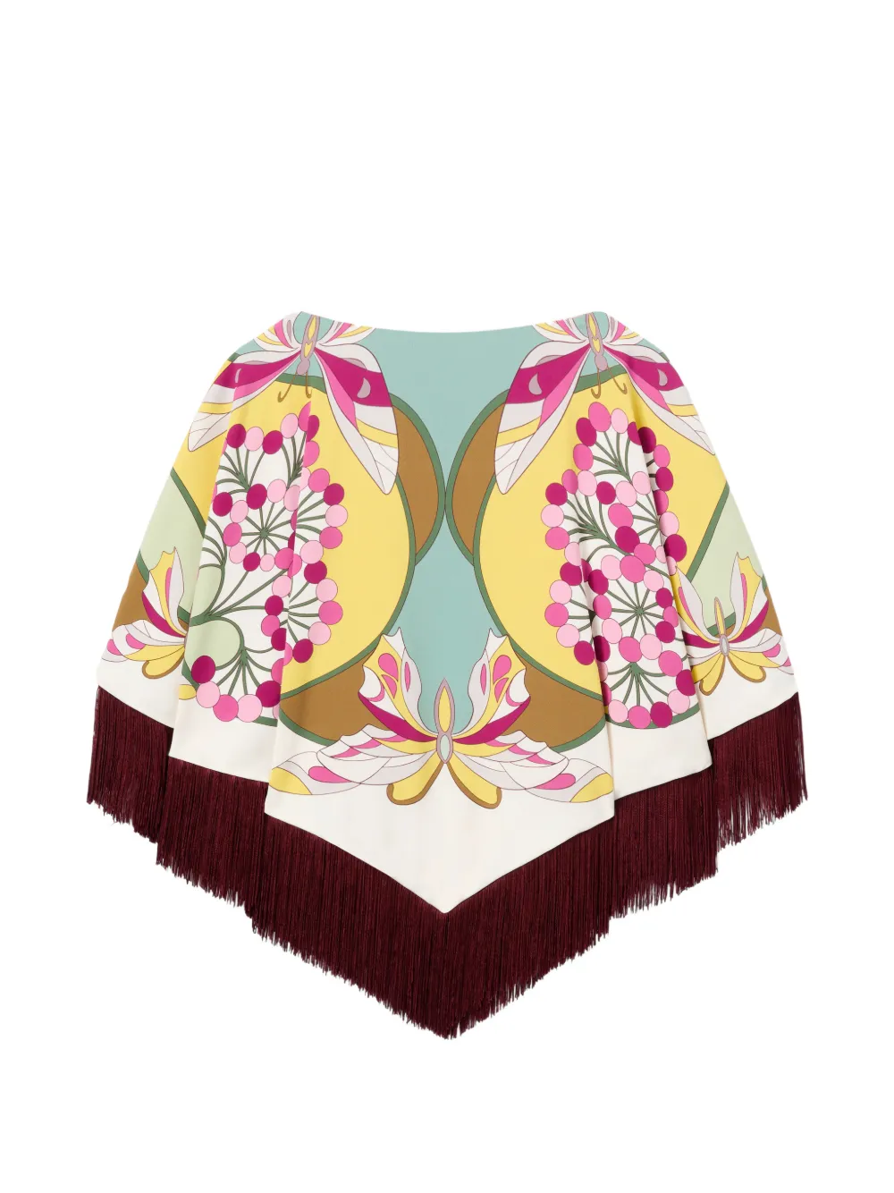 La DoubleJ reversible mini poncho top - Rosa