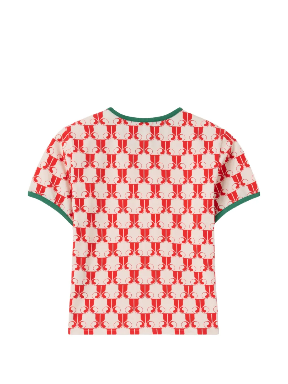 La DoubleJ T-shirt met monogram Beige