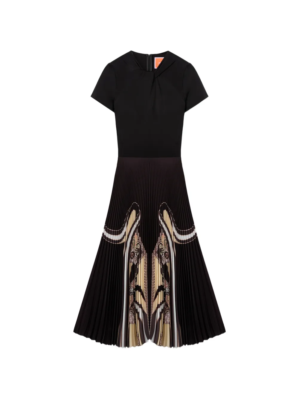 La DoubleJ Abito Chignon a maniche corte - Nero