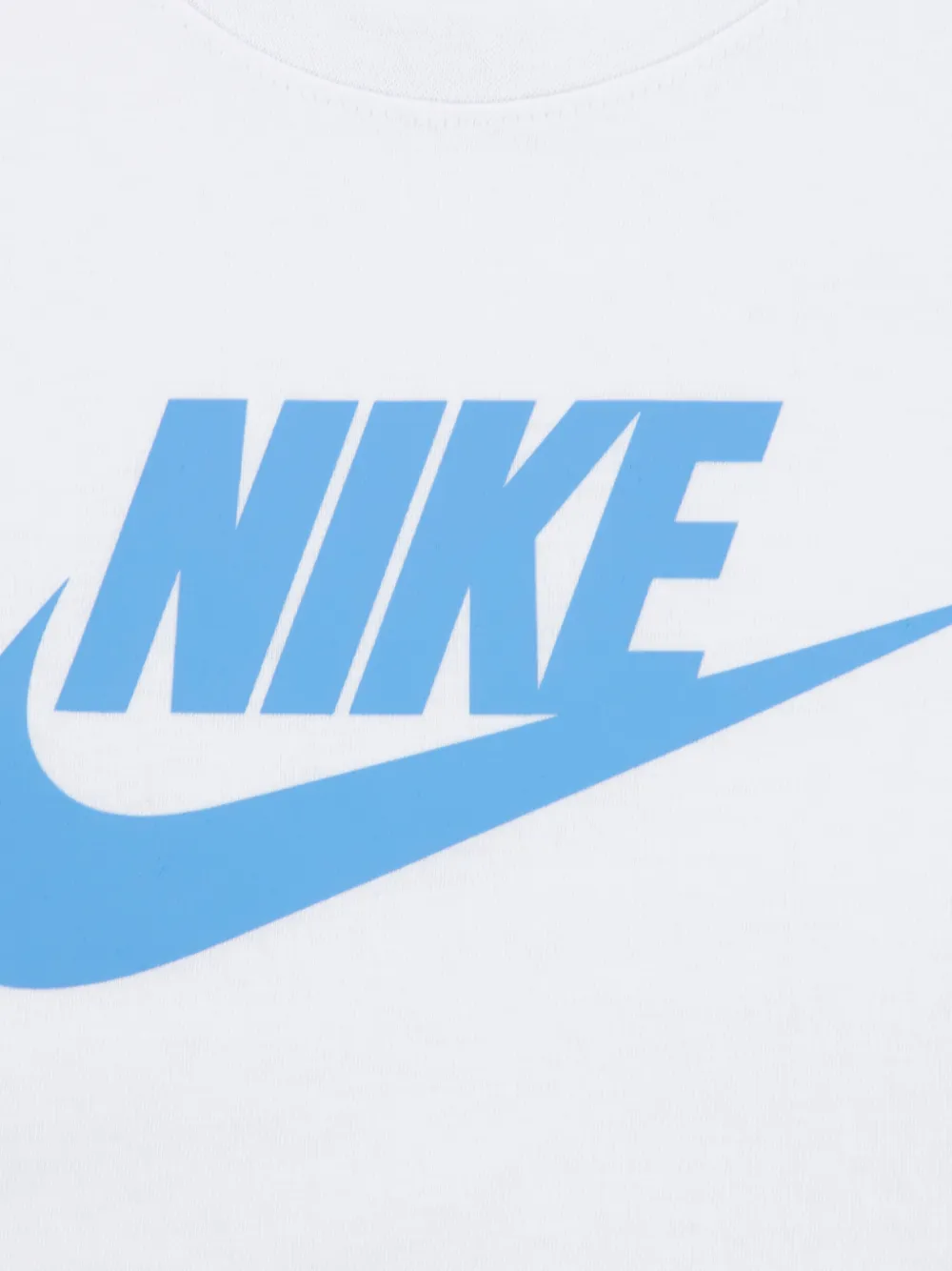 Nike Kids T-shirt en shorts met logo Wit