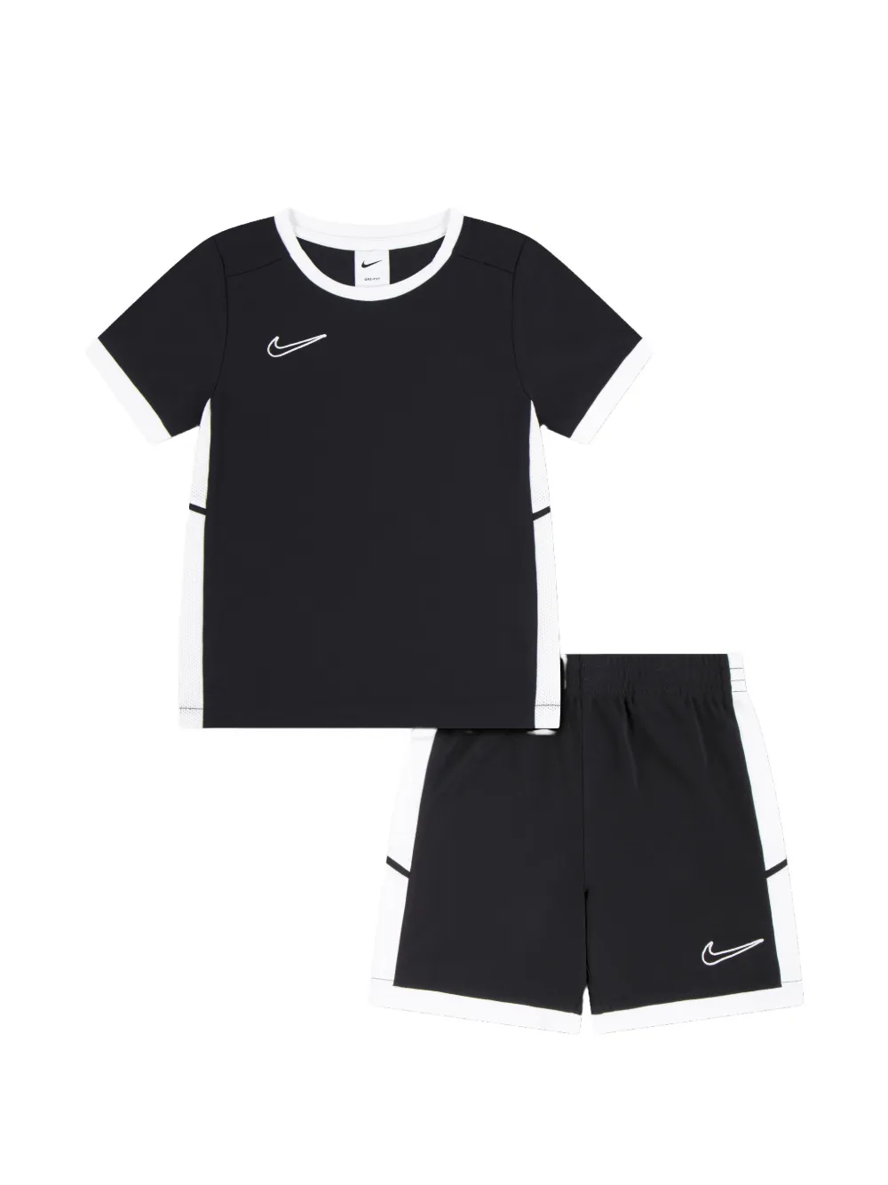 Nike Kids embroidered shorts - Nero