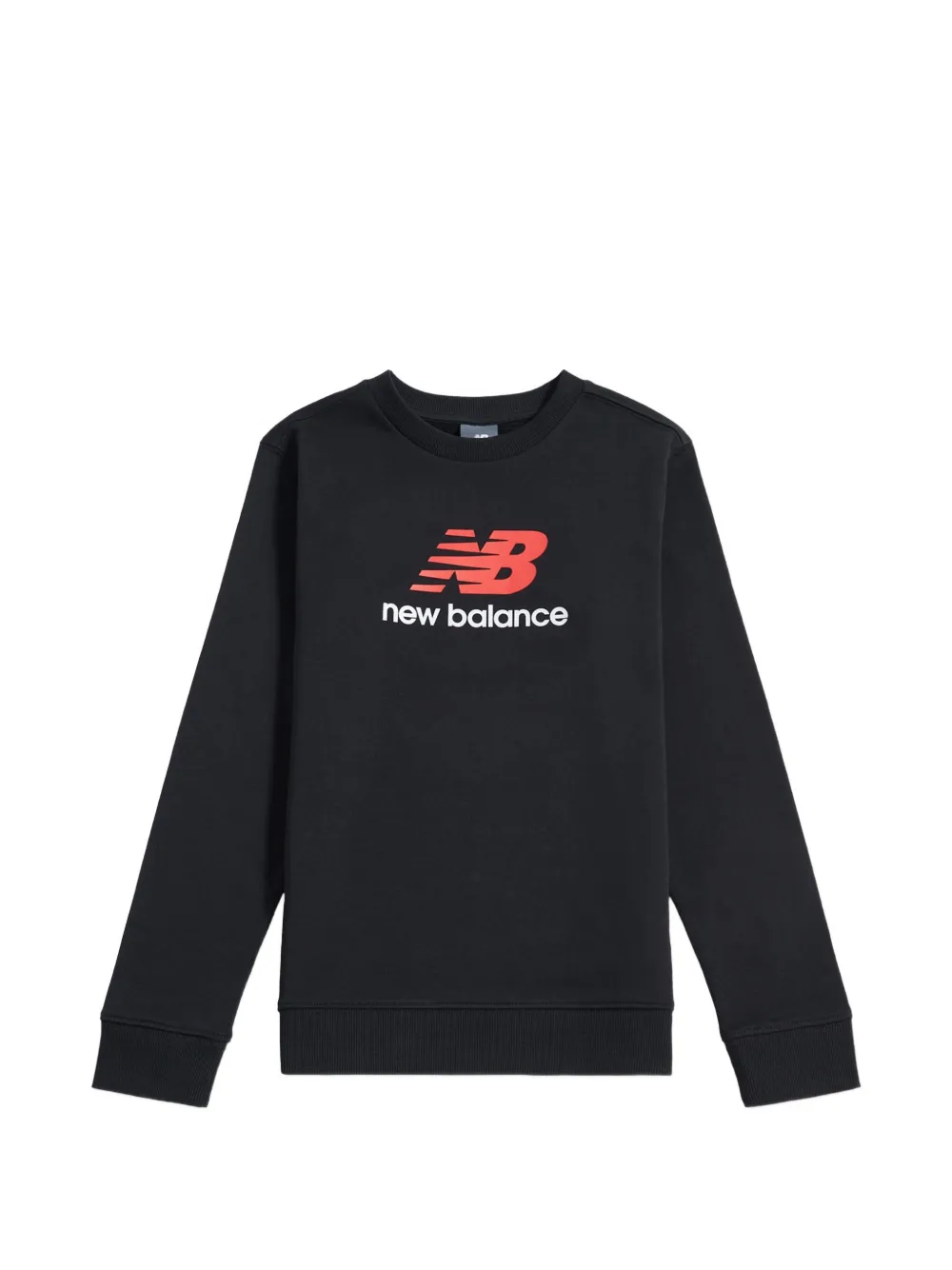 New Balance Kids logo print sweatshirt - Nero