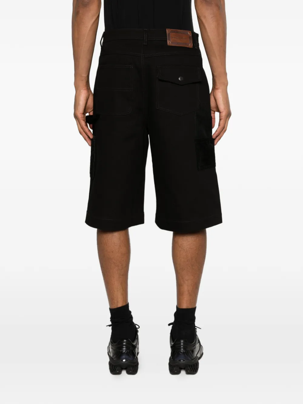 Andersson Bell Shorts met vlakken Zwart