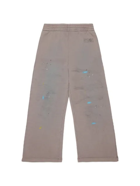 MM6 Maison Margiela Kids pants con logo estampado